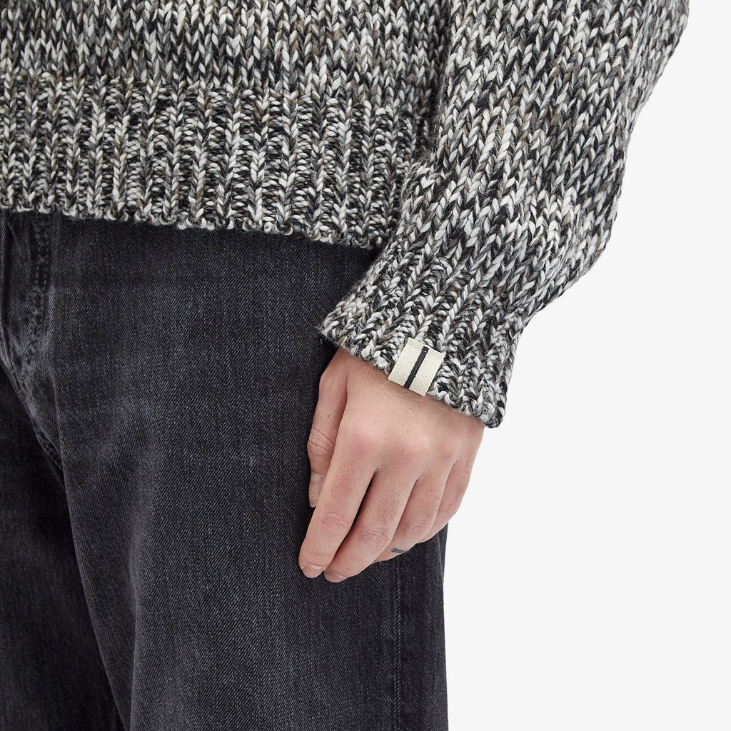 Palm Angels Men's Melange Palm Knit Grey
